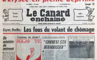 N° 2926 du Canard Enchaîné –  24 Novembre 1976