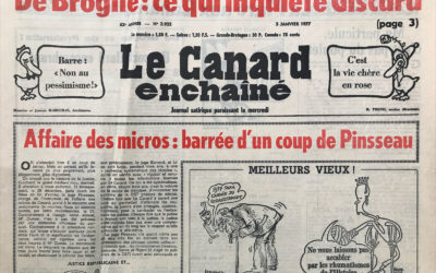 N° 2932 du Canard Enchaîné –  5 Janvier 1977