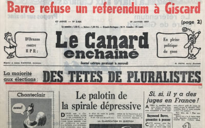 N° 2934 du Canard Enchaîné –  19 Janvier 1977