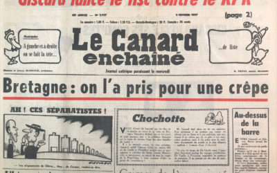 N° 2937 du Canard Enchaîné –  9 Février 1977