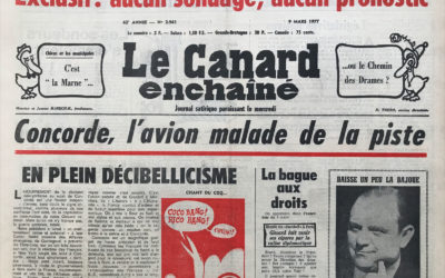 N° 2941 du Canard Enchaîné –  9 Mars 1977