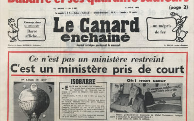 N° 2945 du Canard Enchaîné –  6 Avril 1977