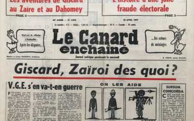 N° 2946 du Canard Enchaîné –  13 Avril 1977