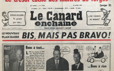 N° 2948 du Canard Enchaîné –  27 Avril 1977