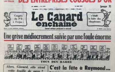 N° 2952 du Canard Enchaîné –  25 Mai 1977