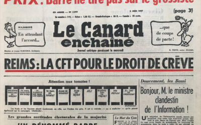 N° 2954 du Canard Enchaîné –  8 Juin 1977