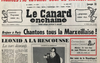 N° 2956 du Canard Enchaîné –  22 Juin 1977