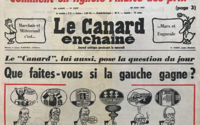 N° 2957 du Canard Enchaîné –  29 Juin 1977