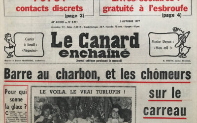 N° 2971 du Canard Enchaîné –  5 Octobre 1977