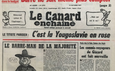 N° 2972 du Canard Enchaîné –  12 Octobre 1977