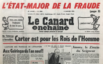 N° 2984 du Canard Enchaîné –  4 Janvier 1978