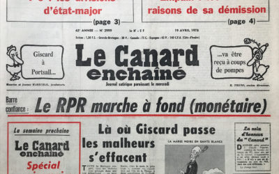 N° 2999 du Canard Enchaîné –  19 Avril 1978