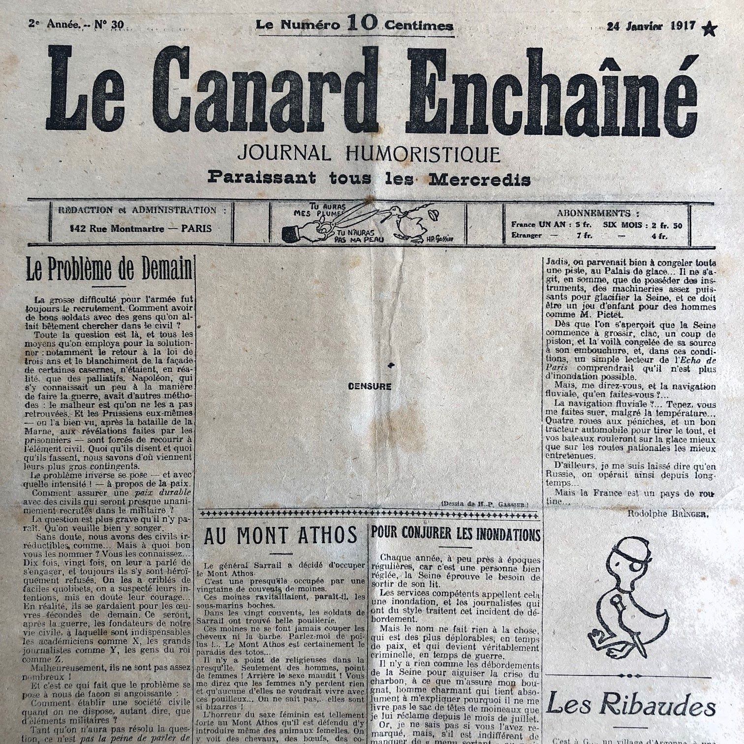Couac ! | Acheter un Canard | Vente d'Anciens Journaux du Canard Enchaîné. Des Journaux Satiriques de Collection, Historiques & Authentiques de 1916 à 2005 ! | 30 5