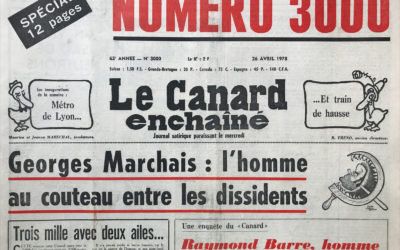 N° 3000 du Canard Enchaîné –  26 Avril 1978