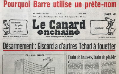 N° 3001 du Canard Enchaîné –  3 Mai 1978