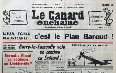 N° 3002 du Canard Enchaîné –  10 Mai 1978