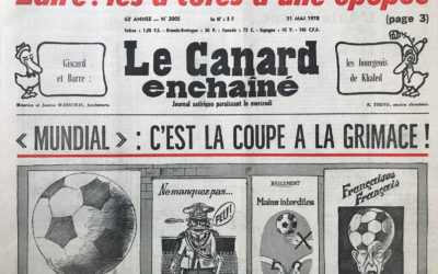 N° 3005 du Canard Enchaîné –  31 Mai 1978