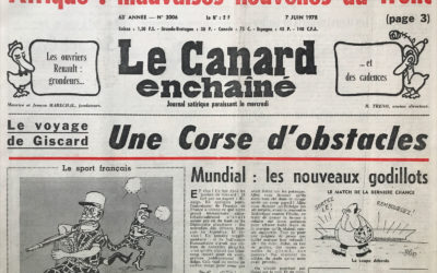 N° 3006 du Canard Enchaîné –  7 Juin 1978