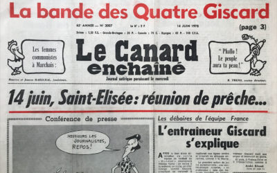 N° 3007 du Canard Enchaîné –  14 Juin 1978