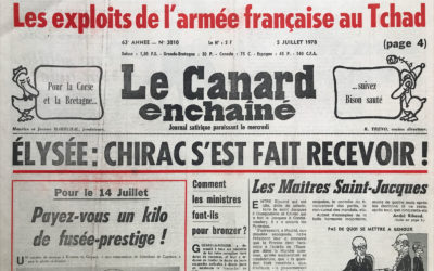 N° 3010 du Canard Enchaîné –  5 Juillet 1978