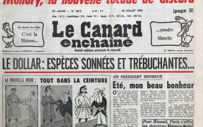 N° 3013 du Canard Enchaîné –  26 Juillet 1978
