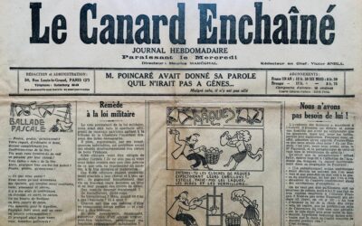 N° 302 du Canard Enchaîné – 12 Avril 1922