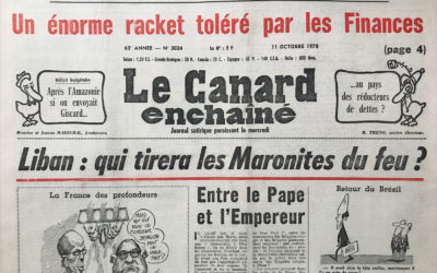 N° 3024 du Canard Enchaîné –  11 Octobre 1978