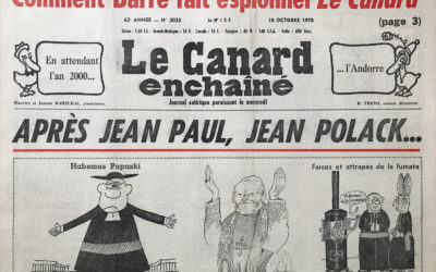 N° 3025 du Canard Enchaîné –  18 Octobre 1978