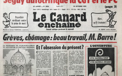 N° 3026 du Canard Enchaîné – 25 Octobre 1978