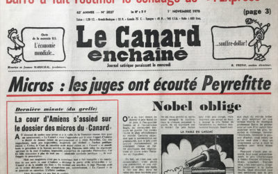 N° 3027 du Canard Enchaîné – 1 Novembre 1978
