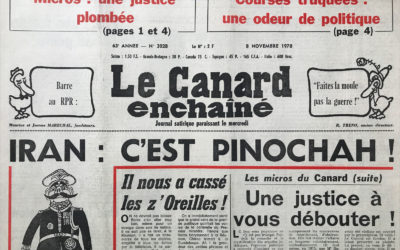 N° 3028 du Canard Enchaîné – 8 Novembre 1978