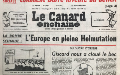 N° 3030 du Canard Enchaîné – 22 Novembre 1978