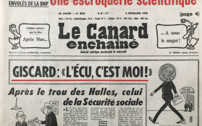 N° 3032 du Canard Enchaîné – 6 Décembre 1978