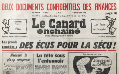 N° 3033 du Canard Enchaîné – 13 Décembre 1978