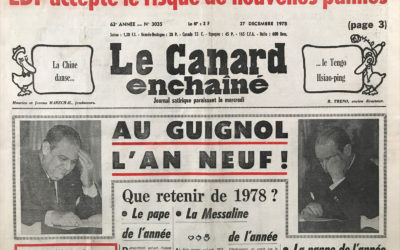 N° 3035 du Canard Enchaîné – 27 Décembre 1978