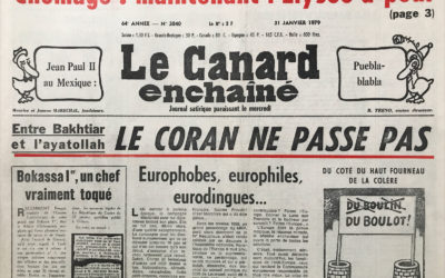 N° 3040 du Canard Enchaîné – 31 Janvier 1979