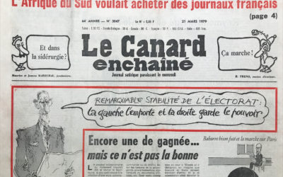 N° 3047 du Canard Enchaîné – 21 Mars 1979