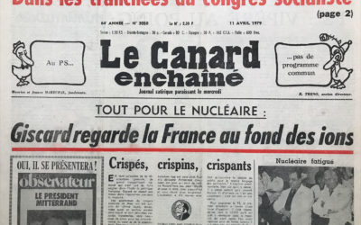 N° 3050 du Canard Enchaîné – 11 Avril 1979