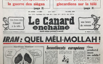 N° 3051 du Canard Enchaîné – 18 Avril 1979