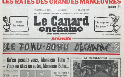 N° 3052 du Canard Enchaîné – 25 Avril 1979