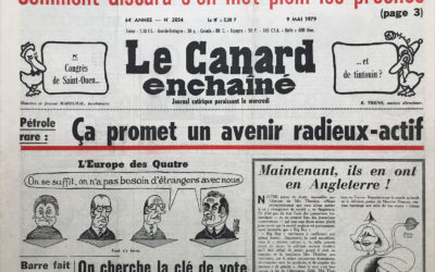 N° 3054 du Canard Enchaîné – 9 Mai 1979