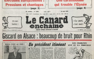 N° 3055 du Canard Enchaîné – 16 Mai 1979