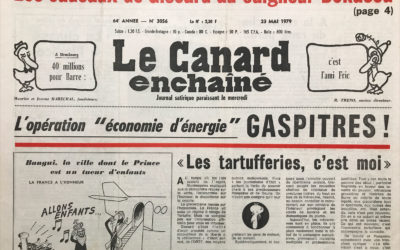 N° 3056 du Canard Enchaîné – 23 Mai 1979