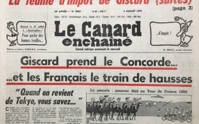 N° 3062 du Canard Enchaîné – 4 Juillet 1979