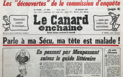 N° 3065 du Canard Enchaîné – 25 Juillet 1979