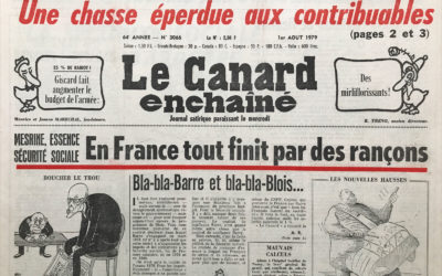 N° 3066 du Canard Enchaîné – 1 Août 1979