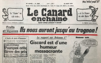 N° 3069 du Canard Enchaîné – 22 Août 1979
