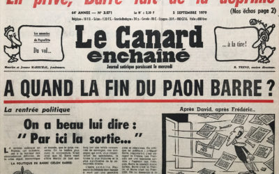 N° 3071 du Canard Enchaîné – 5 Septembre 1979