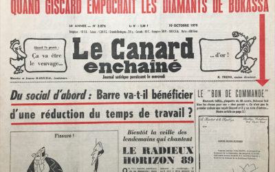 N° 3076 du Canard Enchaîné – 10 Octobre 1979