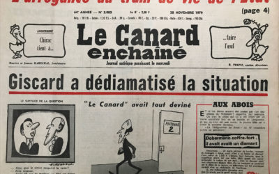 N° 3083 du Canard Enchaîné – 28 Novembre 1979